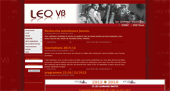 Desktop Screenshot of leo.nrmv.fr