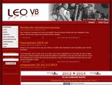 Tablet Screenshot of leo.nrmv.fr